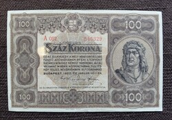 Magyar 100 korona 1920 . F2025