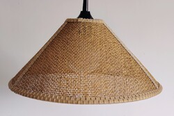 Italy rafia mennyezeti lámpa 1960 ALKUDHATÓ