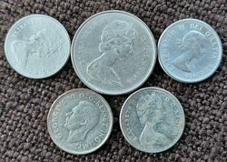 Canada 65 cents . Ag ezüst . 02 . F2025