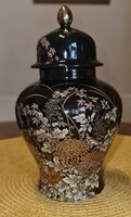 Shibata Japan porcelán gyömbér tartó, 13cm