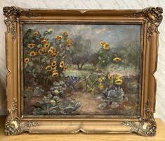 Kárpáthy Jenő (1870-1950) Napraforgók