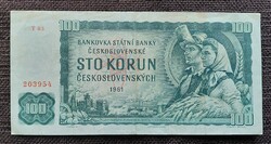 Cseh 100 korona 1961. F2025