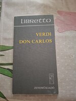 Libretto: Verdi Don Carlos, Opera szövegkönyv, alkudható