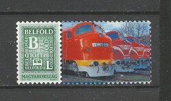 258  Személyes bélyeg Magyarország M61,019,020,017 és 001 pályaszámú NOHAB-GM Típ.mozdonyok