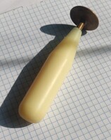 Régi, retro stoppoló eszköz műanyag nyéllel és fém fejrésszel. Gyűjtőknek, varrással,