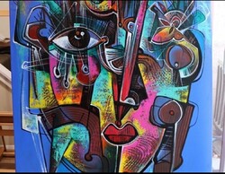 Simeon Gonzales  –Mujer en Primavera– 150x120 cm