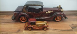 Veterján fa autó nagy 50cm,kisebbik 19cm