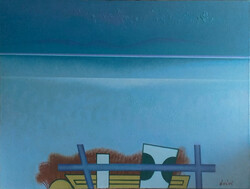 Óvári László (1926-1988) : Téli táj