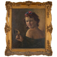 Szász István - Hölgy álarccal