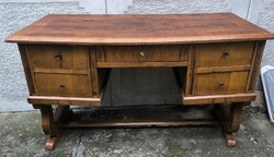 Antik Biedermeier fiókos íróasztal