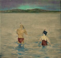 Ferenczy Zsolt festmény 31x33 cm