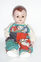 ANTIK BABA  FOGAKKAL ,ÜVEG SZEMMEL