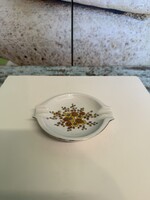 Hollóházi Virágmintás Porcelán Hamutartó A172
