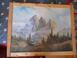 Kb,100 éves ALPESI TÁJ-KAISERGEBIRGE-TIROL-WILHELM KAUFMANN-nak tulajdonitható???