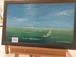 LUJZA KOHUTEK Balaton Surfing with Sailors 992.