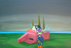 Ferenczy Zsolt festmény 80x120 cm