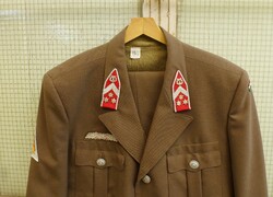 Magyar katonai zenész egyenruha szett (Zakó, nadrág,mellény,cipő,nyakkandőtű,nyakkendő)