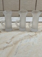 Italos pohár,füles matt pohár 3 dbeladó!