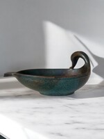 Olasz kacsa formájú kerámia tál