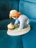 Zsolnay Gyerek Búgó Csigával Hibátlan