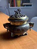 Kínai tradicionális antik elefantos es Pho kutyás füstölő