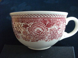 Villeroy&Boch pink teás csésze Burgenland mintával