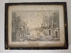 XIX. század - E. Penna - G. Travaglini : Napoli Pompei Via dé Sepolcri