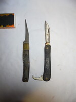 Két darab régi bicska, zsebkés együtt - orosz Pavlovo,...