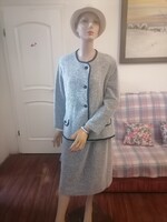 Szebbnél szebbek molett nálam elegáns őszi tavaszi nyári kiskosztüm olasz style 42 44 110 mell