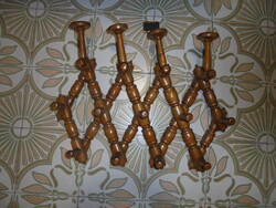 Régi, széthúzható harmonika falifogas - népi, paraszti