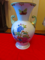 Herendi Viktória, VBO füles váza 21 cm