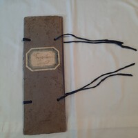 Antik fűzős iratrendező