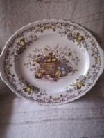 Fruits & Flowers Royal Tudor Stoke-on-Trent angol fajansz tál, kínáló