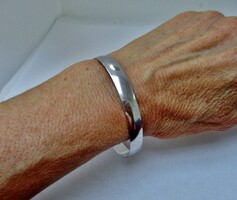 Szép régi fényes ezüst karkötő