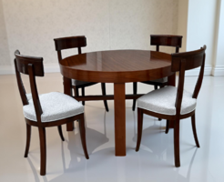 Antik Art deco étkezőasztal székek nélkül