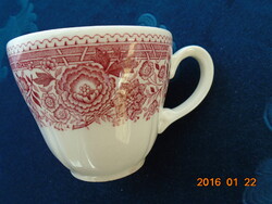 Antik Villeroy&Boch pink mintás csésze Merkúr jelzéssel