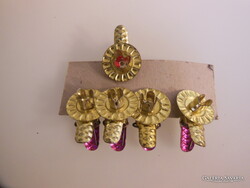 GYERTYACSIPESZ - 5 db - FÉM  - 4,5 x 2 cm  - HIBÁTLAN
