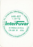 Kártyanaptár - - 1988