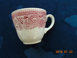 Antik Villeroy&Boch pink mintás csésze Merkúr jelzéssel