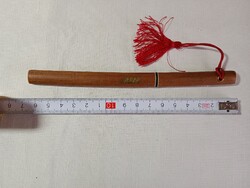 Levélbontó kés Japán tanto katana kard alakú levél bontó kés fa tokban bojttal