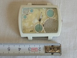 Watch wristwatch 003 - quartz movement - designer dial with mother-of-pearl effect retro