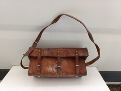 Szerszámos táska antik bőr munkás eszköz szerszám 584 3208