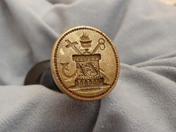 Antik pecsétnyomó biedermeier viaszpecsét nyomó hit remény szeretet vallásos allegória 1830 körül