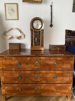 Rare Vienna Secession fireplace clock