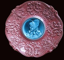 Villeroy & Boch  Fali dísztányér női fejjel