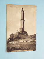 Képeslap (58) - Olaszország - Genova - Világítótorony 1930-as évek - (9x14 cm)