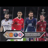 Topps NOW UCL #136 Benzema / Ronaldo / Messi / Lewandowski