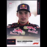 Topps NOW Formula 1 - #084 Max Verstappen - Where it all began