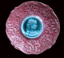 Villeroy & Boch  Fali dísztányér női fejjel