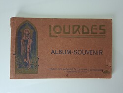 Antik LOURDES emlékalbum vatikáni kiadás - Képeslap album